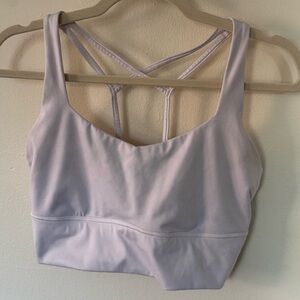 🤍 All in Motion White Strappy Back Sports Bra | Size M